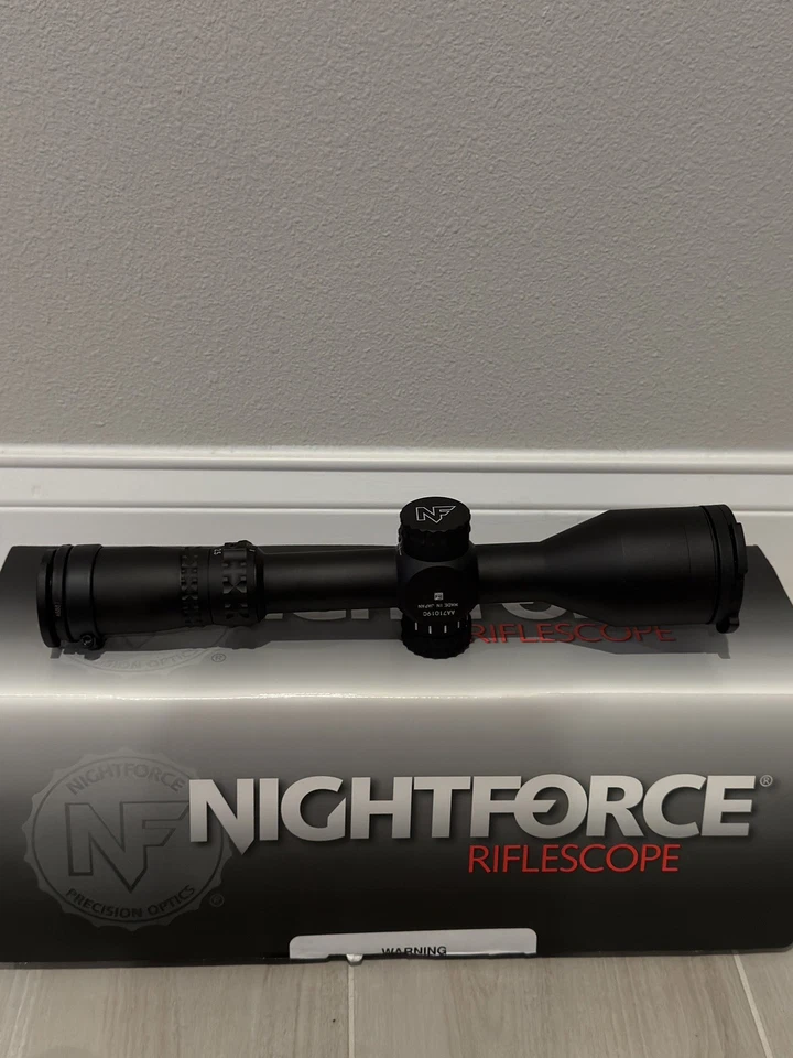 NightForce NX8 2.5-20X50mm Rifle Scope F2, ZeroStop, .1 Mil-Radian, : C638 - Image 3 of 4