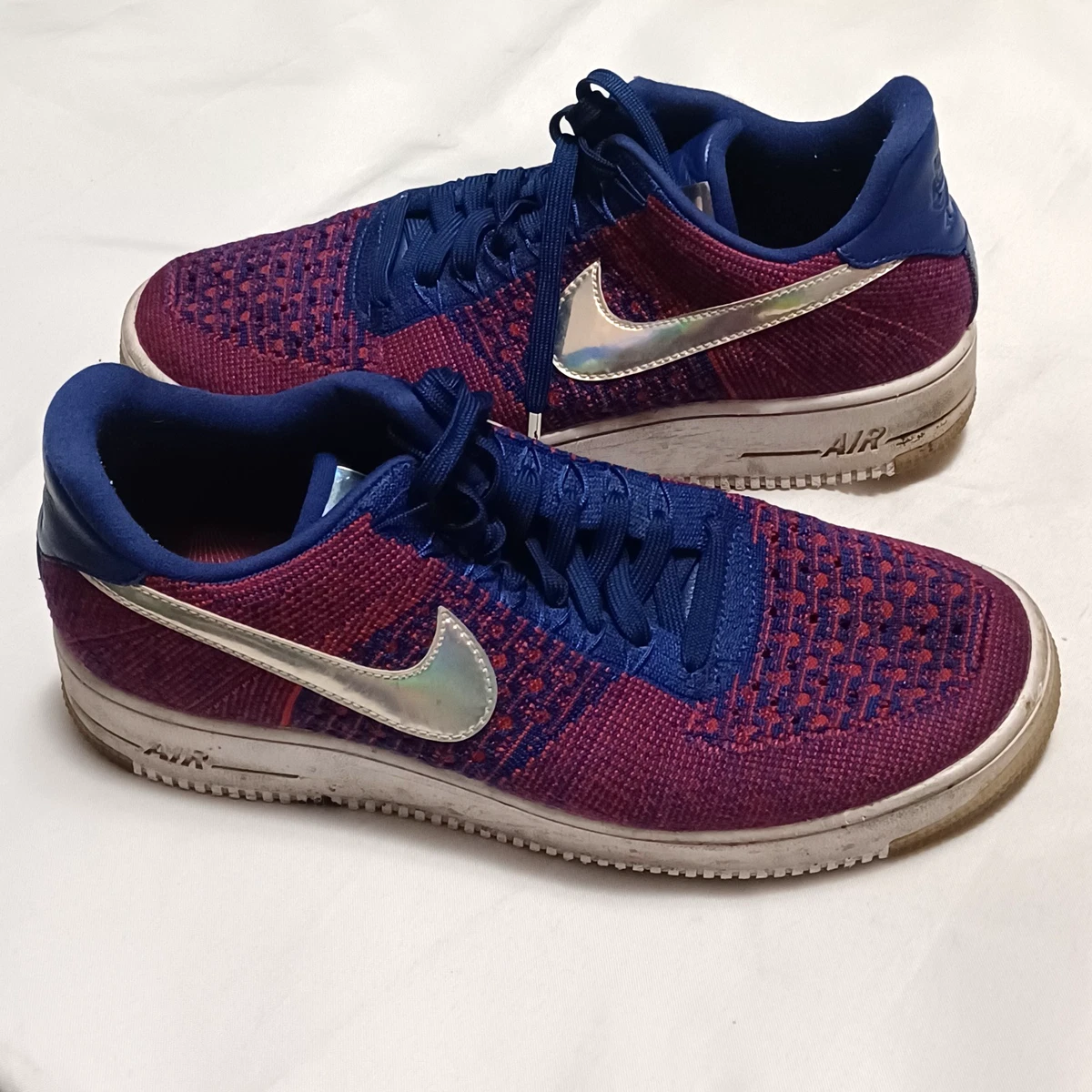 Nike Air Force 1 Ultra Flyknit Low USA Olympic Gym Red Blue 826577-601 Men Size Air Force 1 Ultra Flyknit Low  main image 2