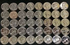 1961 Washington Quarter Proof Roll 40 Silver coins