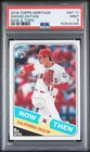 2018 Topps Heritage Shohei Ohtani #NT-11 Now and Then Rookie Card PSA 9 MINT