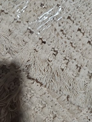 Conso Trim Cotton Beige Fringe Edge 36 Yards Vintage Factory Sealed READ