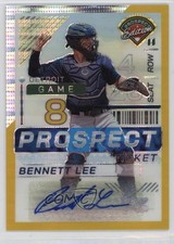 2024 Prospect Edition Gold Pulsar Prizm Signatures 10/10 Bennett Lee Auto 0s55