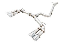 Awe Tuning For Audi 8v S3 Track Edition Exhaust With 102mm Chrome Silver Tips 