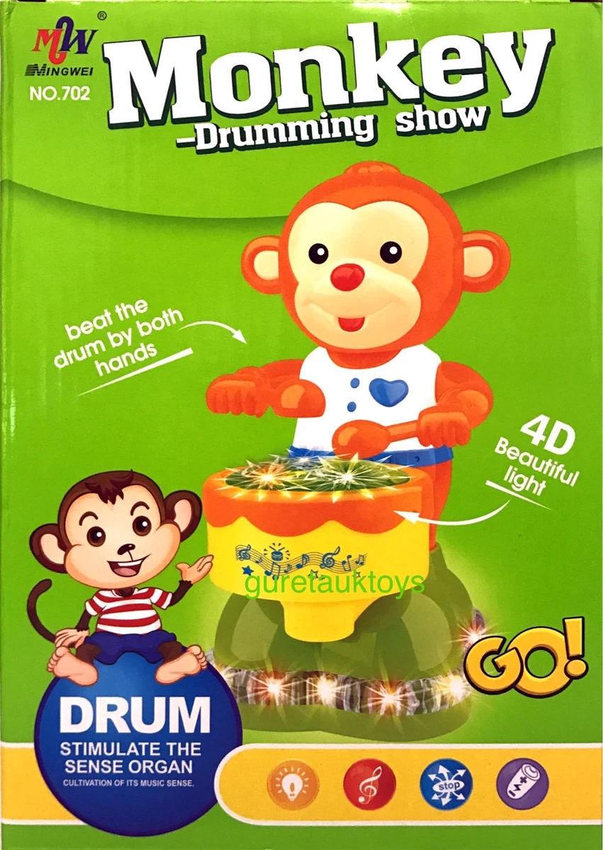 Monkey beating hotsell drum toy
