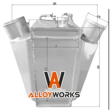 Aluminum Intercooler Fit 2016-23 2022 Seadoo RXT-X 300 RXP-X300 GTX LIMITED 300