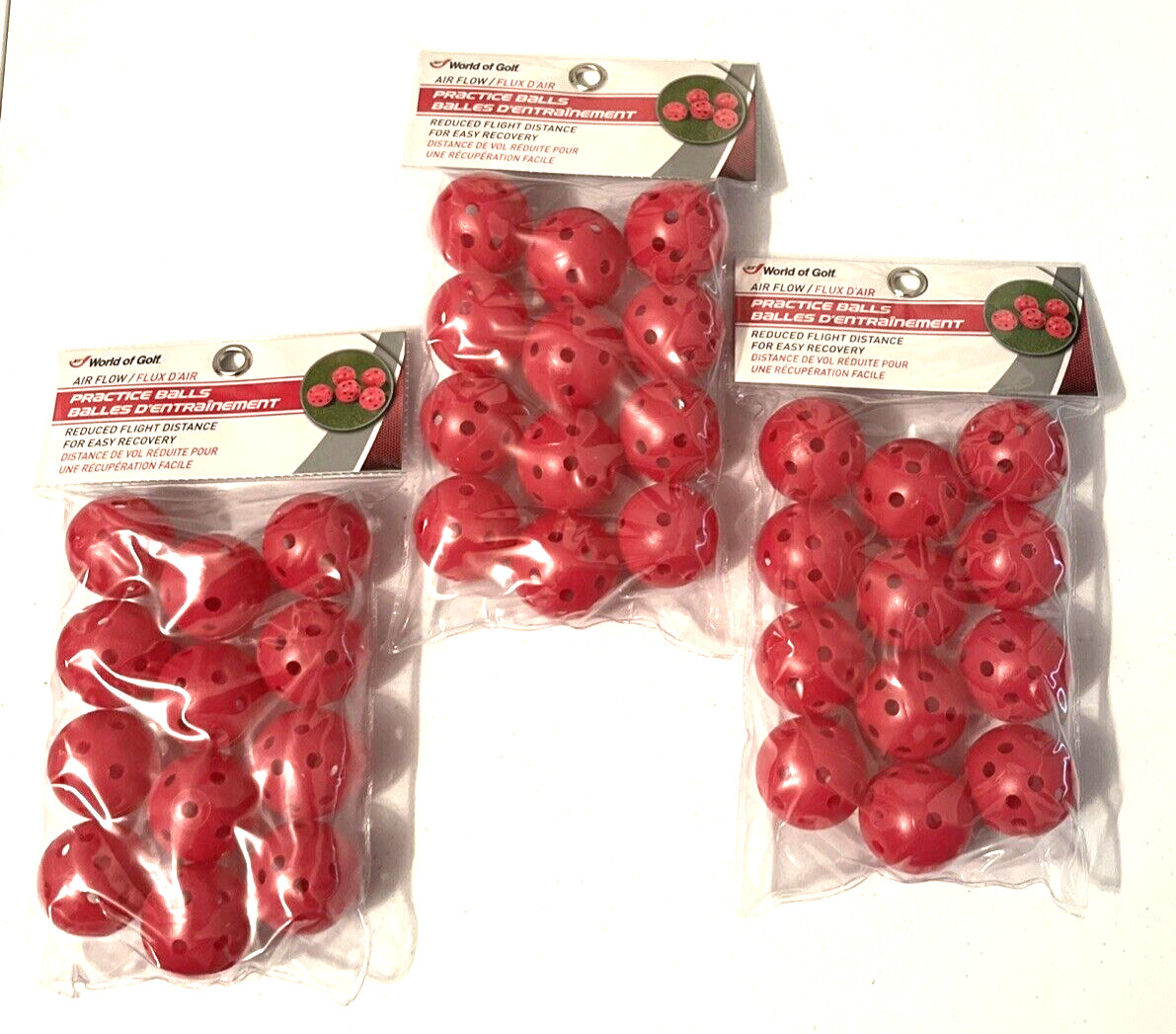 S Lot Of 3 Pkgs Of 12 (36) New
