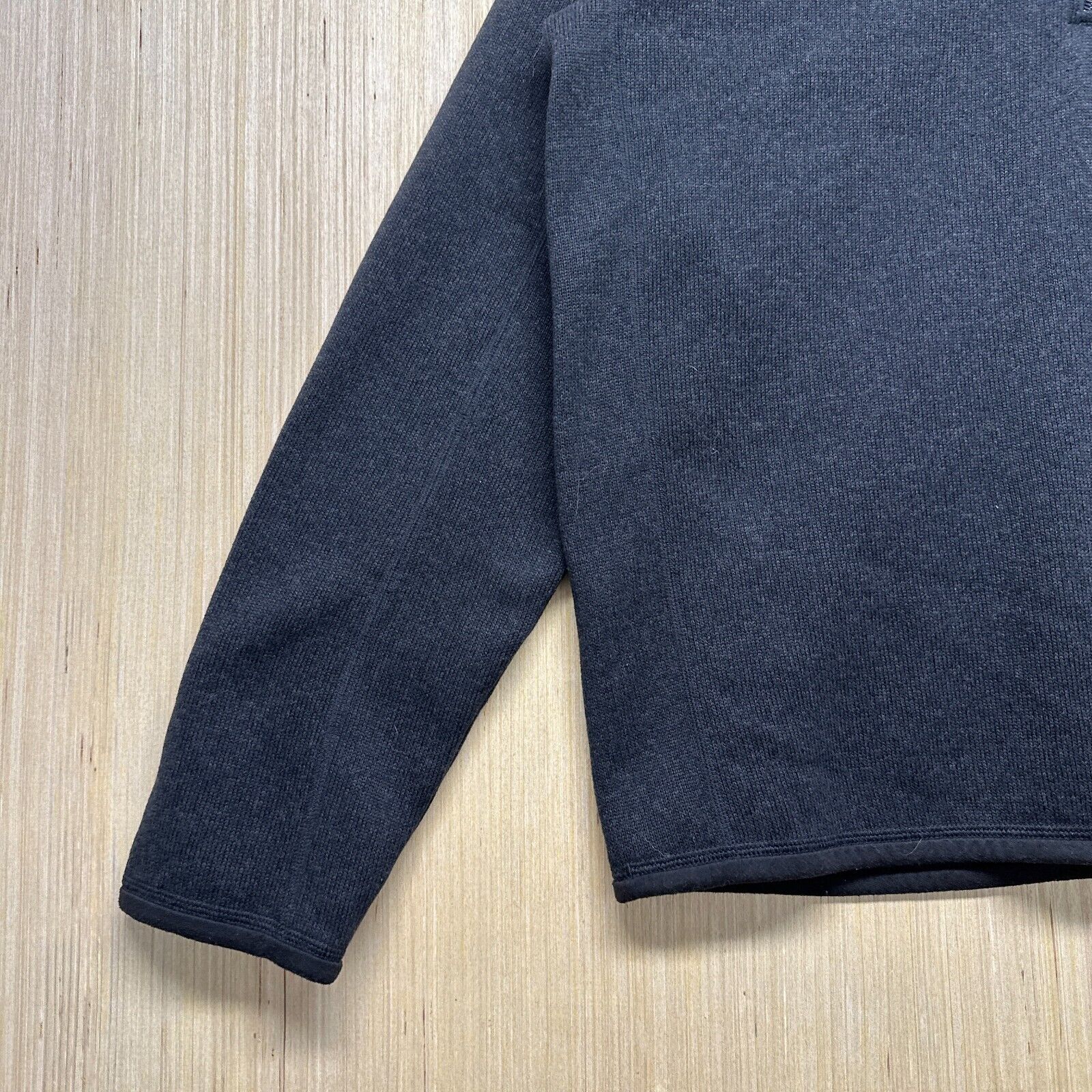 Patagonia Sweater Adult Size Large Black Long Sle… - image 15
