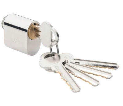 INOVA Cerradura ovalada escandinava 701 cilindro externo 5 llaves 7 pines Assa Dorma Ruko analógica