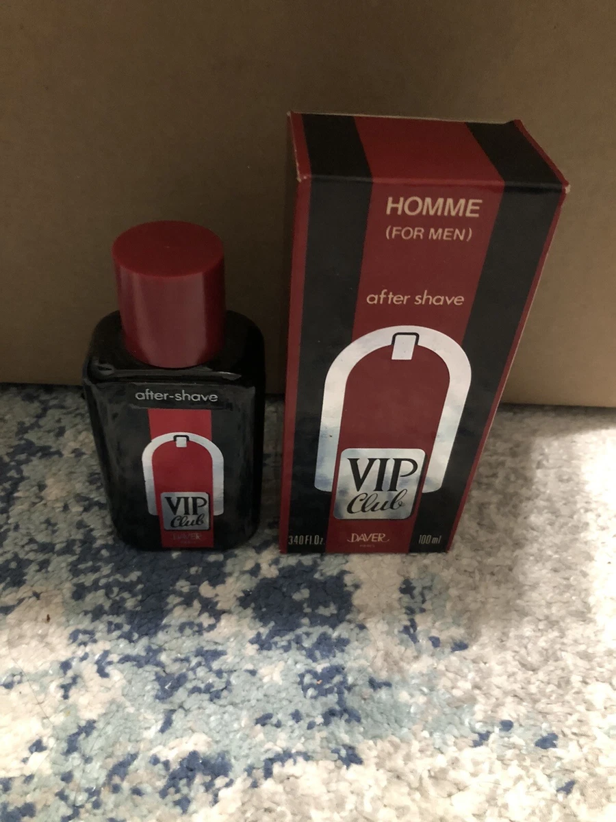VIP CLUB For Men 3.4 oz splash Parfum by Daver.after Shave Vintage.