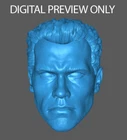 Arnold Schwarzenegger Ver A 1:18 scale custom unpainted Head 3.75" Action Figure