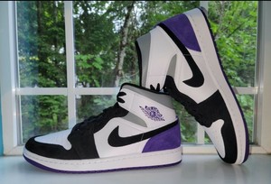 Nike Air Jordan 1 Mid SE Purple, Size 11 (852542-105) | eBay
