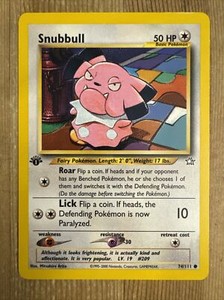 Pokémon TCG Snubbull Neo Genesis 74/111 Regular 1st Edition Common NM