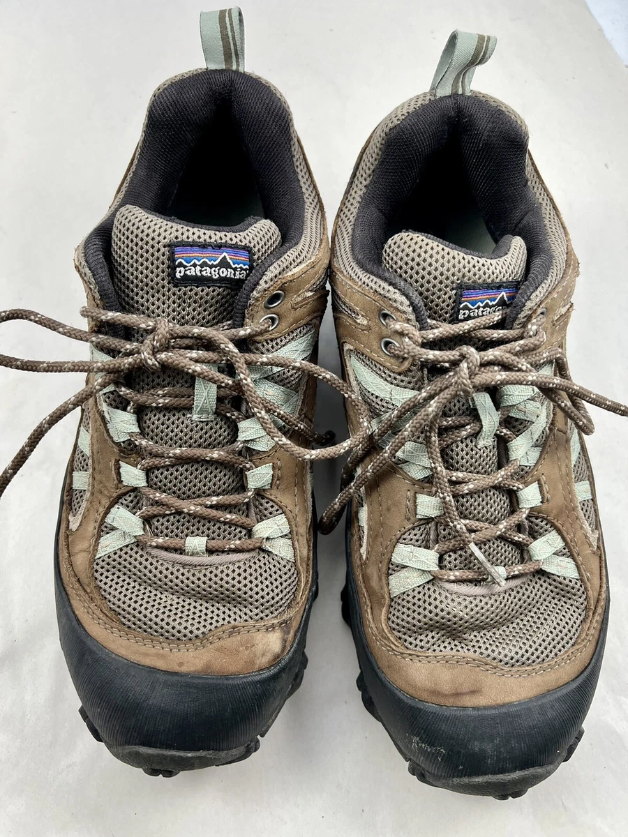 Patagonia Drifter A/C Womens Shoes Sneakers Size 8.5 Brown GoreTex Vibram Hiking