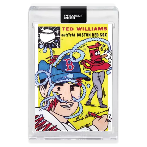 Topps Project 2020~1954 Ted Williams #58 By Ermsy PR:4859