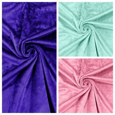 Solid Smooth Minky Fabric for Quilting, Blankets, Baby Pet 