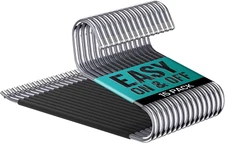 Metal Pants Hangers for Men- Pant Hangers Non Slip Open Ended Trouser Hanger