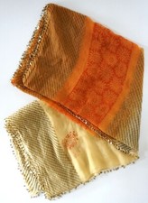 BEACH SCARF WITH FRINGE DETAIL UNISEX