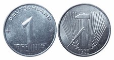1505 1 Pfennig DDR 1953 A in STG  100012