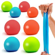 Sensory Bounce Ball - 8 Pack - 2 Inch - Stress Reliever - Colorful Bouncy Balls