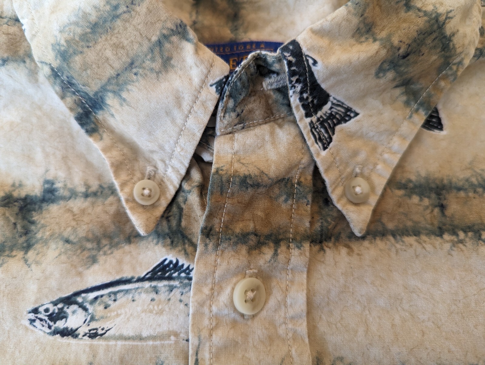 Pendleton Mens Large Collared Button Up Short Sle… - image 8