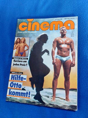 Cinema Zeitschrift Nr. 7 1987, Titelbild Otto Walkes. Inkl. der 8 Plakatkarten.