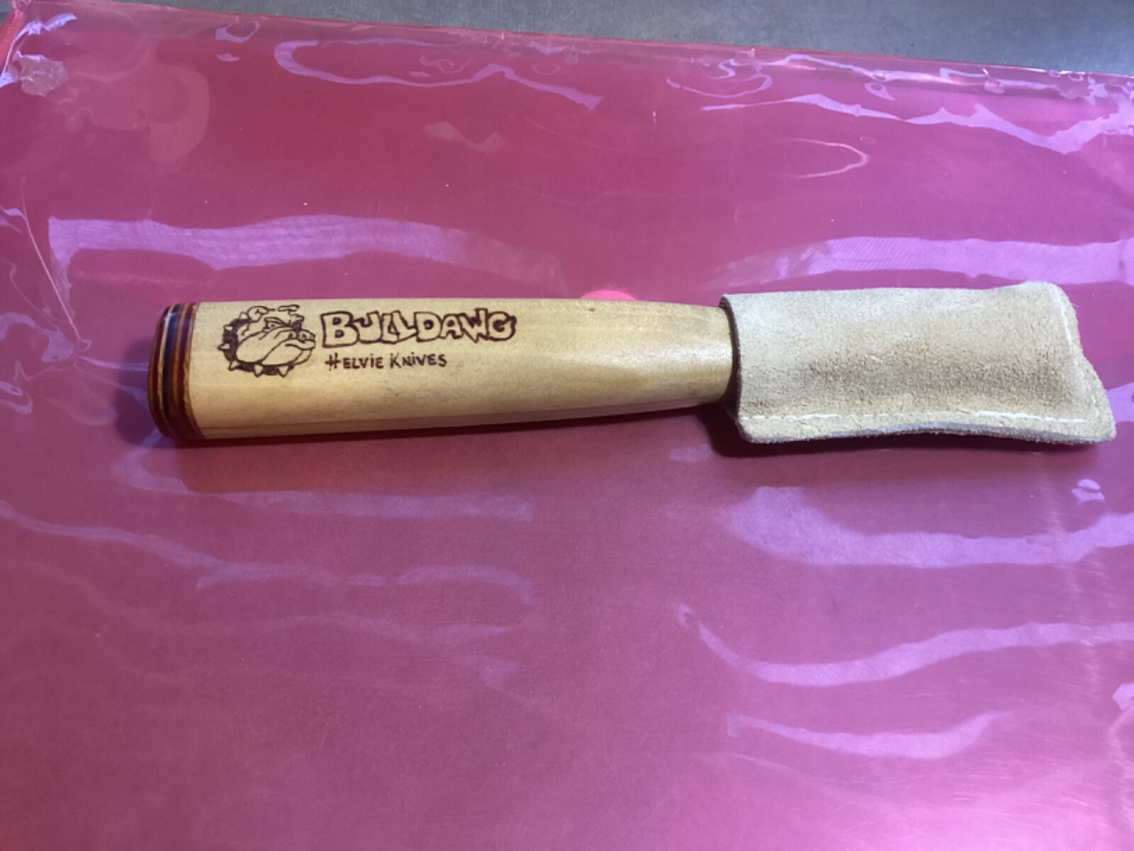 Helvie BULLDAWG Wood Carving Knife 1 1/4” blade with sheath. eBay