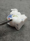 Hand Painted Milk Glass Fenton Patriotic Elephant Holiday Parade  — photo 7