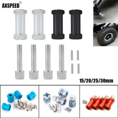 FLYXM 15/20/25/30mm Extension Hex Hub Drive Adapters Set for RC 1:10 Axial Car