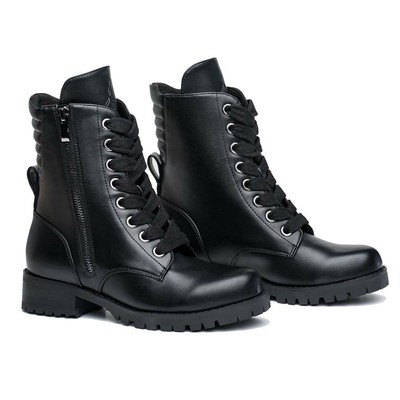flat combat boots
