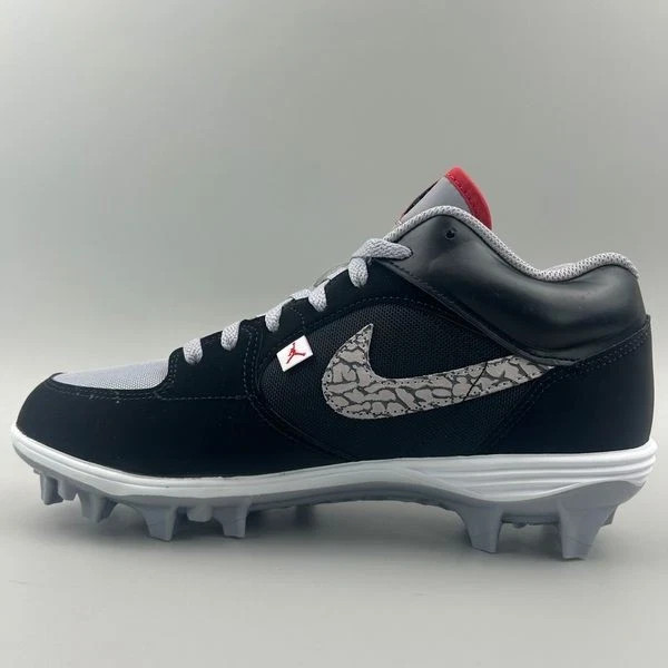Nike Air Jordan Stadium 90 Low TD Black Red Cement Grey  display picture 2