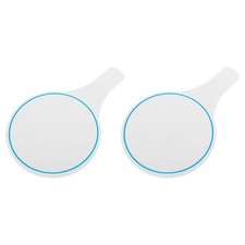 2 Pcs Portable Paddles Judges Score White Board Dry Erase Answer Paddle.