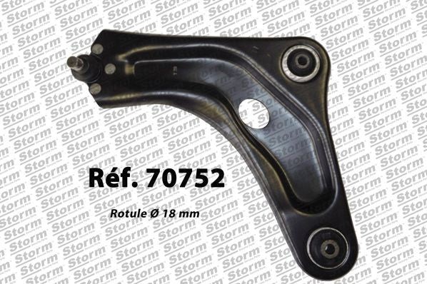 Bras de suspension avant gauche triangle de train avant Peugeot 207 2007 2008 C3 Picasso
