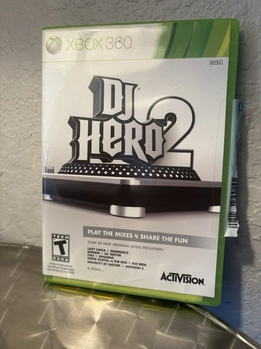 DJ Hero 2 (Microsoft Xbox 360, 2010) Complete w/Manual. Tested & Works.