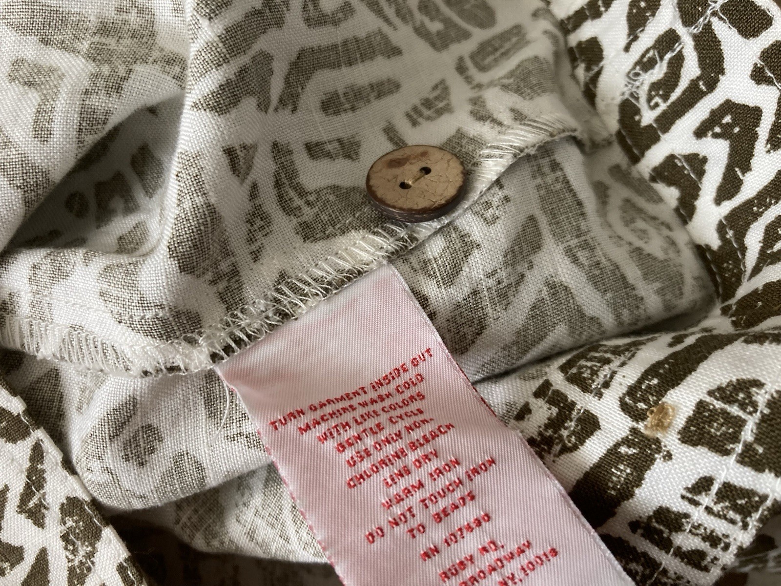 Ruby Rd Jacket  Size 8 Tribal Print Button Up Ret… - image 5