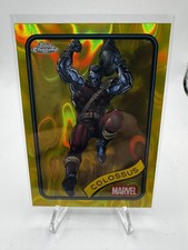 2025 Topps Chrome Marvel - Yellow Lava Refractor - Colossus - 93