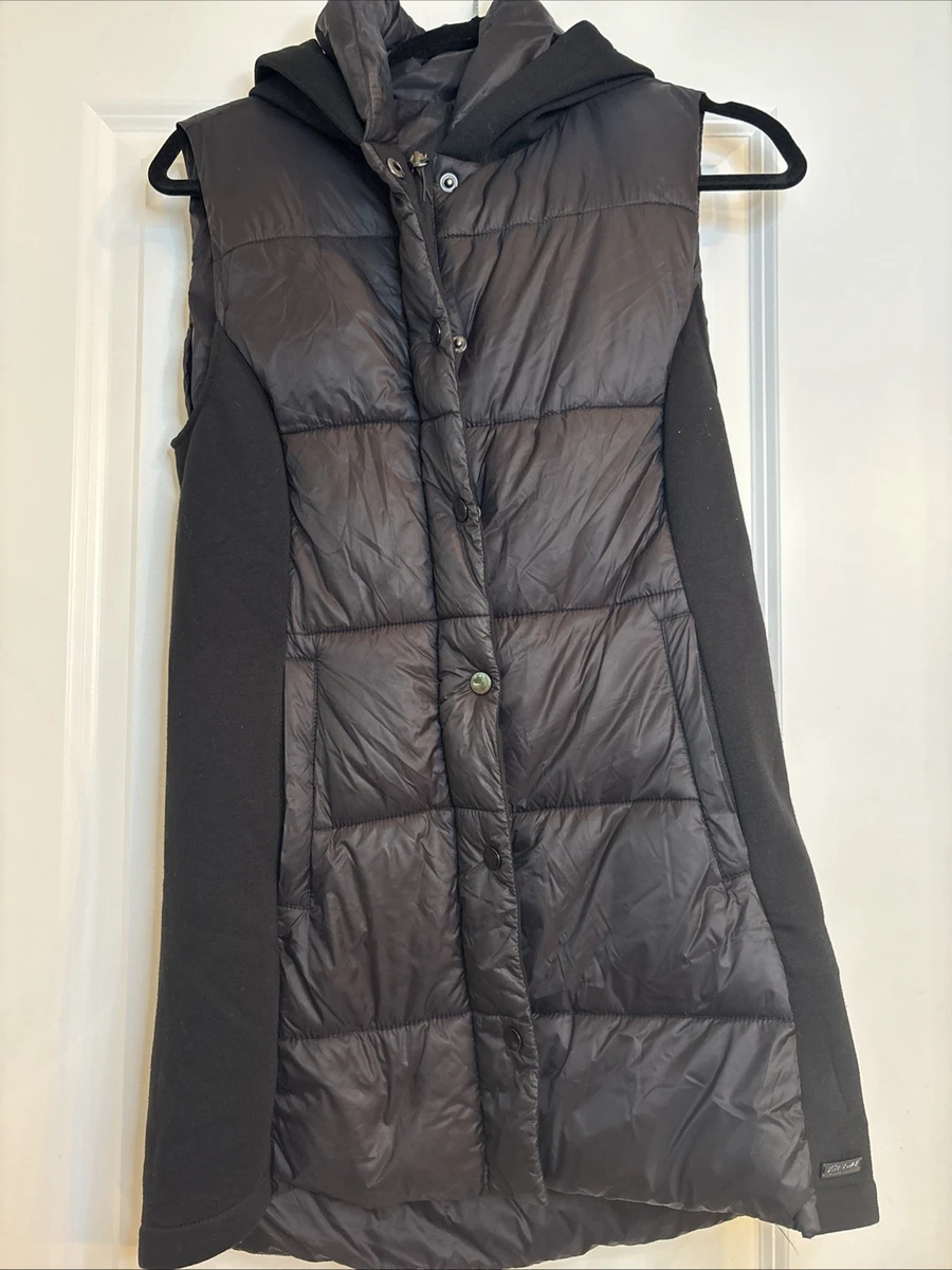 Gilet Zippé Intégral Betsey Johnson Pour Femme, Taille S, Gris – Chaud Et Stylé Pour L'extérieur