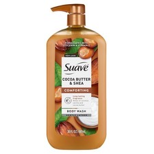 Suave Essentials Gentle Body Wash, Cocoa Butter & Shea, 30 oz 0.25 per gallon