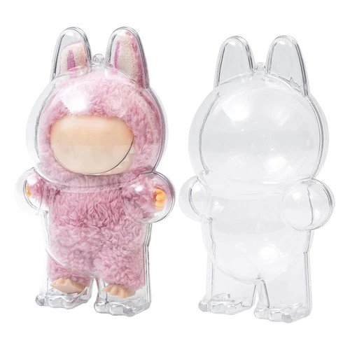 Funda/Funda Protectora Transparente de Peluche para La Bobo The Monsters - Muñeca No Incluida - Imagen 2 de 21