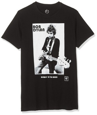 Bob Dylan Men's Blowing in The Wind T-Shirt XXL Black