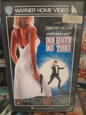 James Bond Der Hauch Des Todes 007 Großcover VHS  Timothy Dalton Agent Film