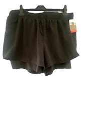 H&M Sport Double Layer Shorts Size L Shell outer over cycling shorts inner 