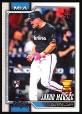 2026 Topps #37 Jakob Marsee RC Miami Marlins