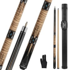 HomeSeason Pool Cue Stick 57 Billiard Cue Sticks Professional Low Deflection Poo