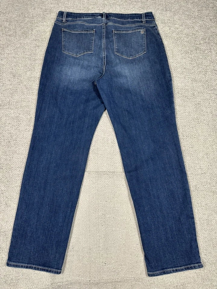 Susan Graver Jeans Womens 18W 36x30.5 Blue Girlfriend Stretch - Image 2 of 4