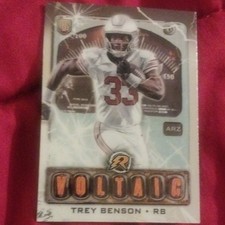 Voltaic Insert Set Trey Benson ARZ Football Sports Trading Card Card Stock