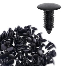 100Pcs Plastic car Bumper Clips - 8mm Automotive Clips and Fasteners, Plastic Pu