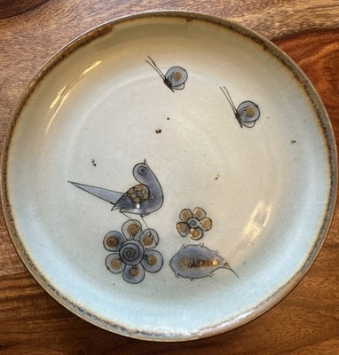 Vintage Ken Edward s Tonal Mexico Plate 7.95  Bird Butterflies Flowers