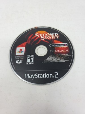 Second Sight PlayStation PS2 Disc Only Loose Disc Tested