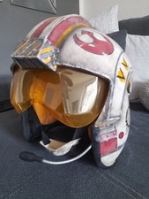 Star Wars Luke Skywalker X-Wing Casco Pilota Prop Replica Con Targa 