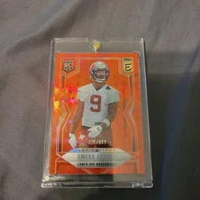 2025 Donruss Elite Emeka Egbuka RC Color Match Red Stars /499